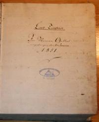 Land-Tauf-Buch von 1.1.1851 bis 25.04.1859